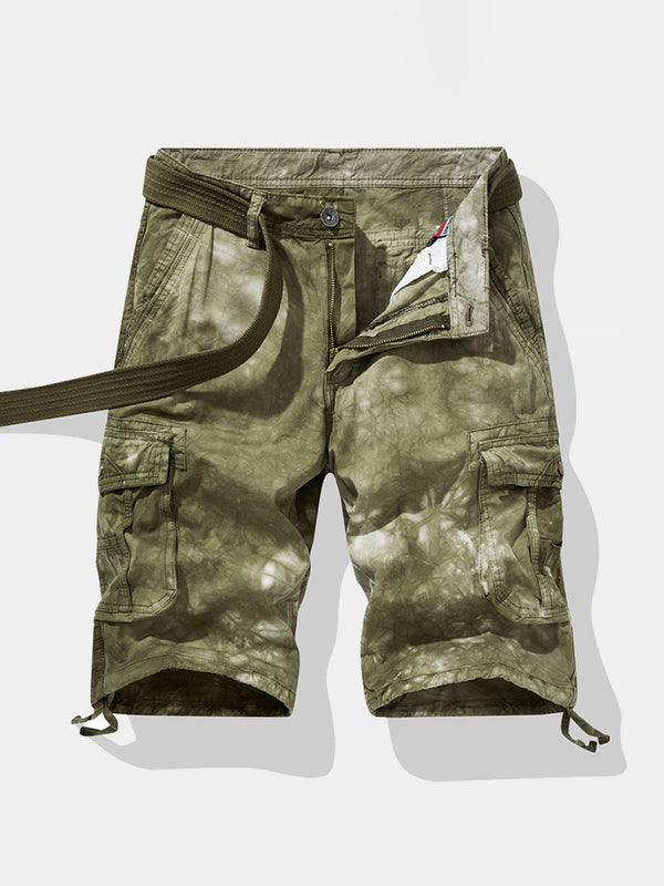 Men's Camo Loose Fit Cotton Casual Shorts