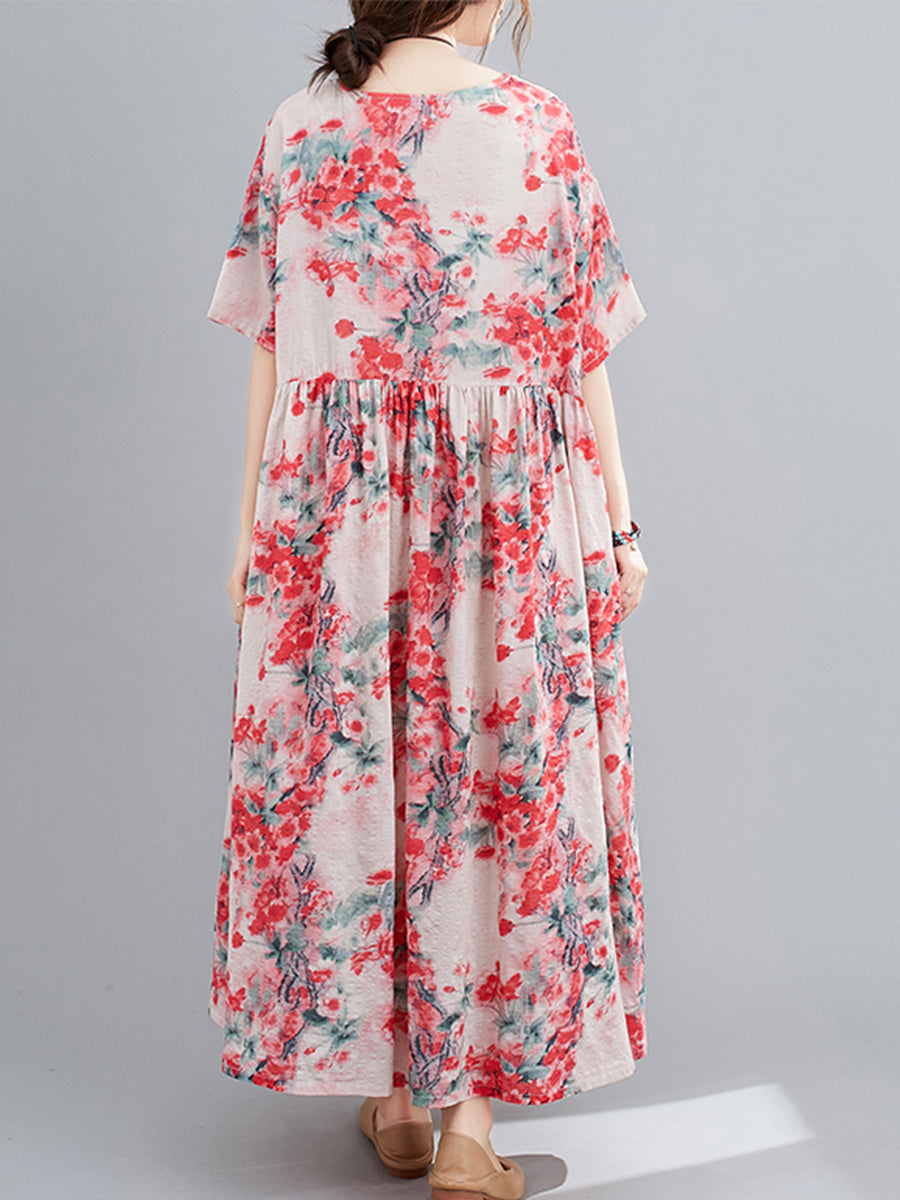 Floral Holiday Casual Dress