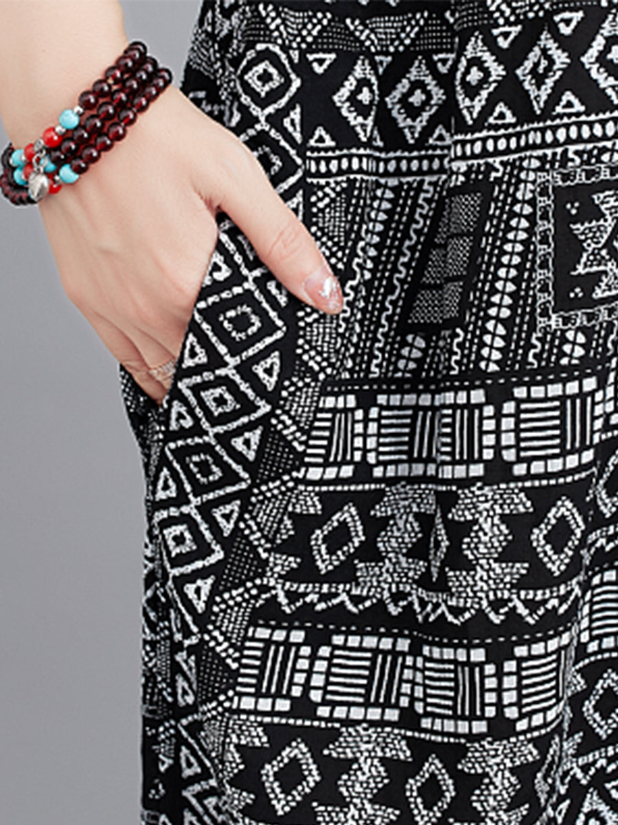 Articulated ethnic style dress