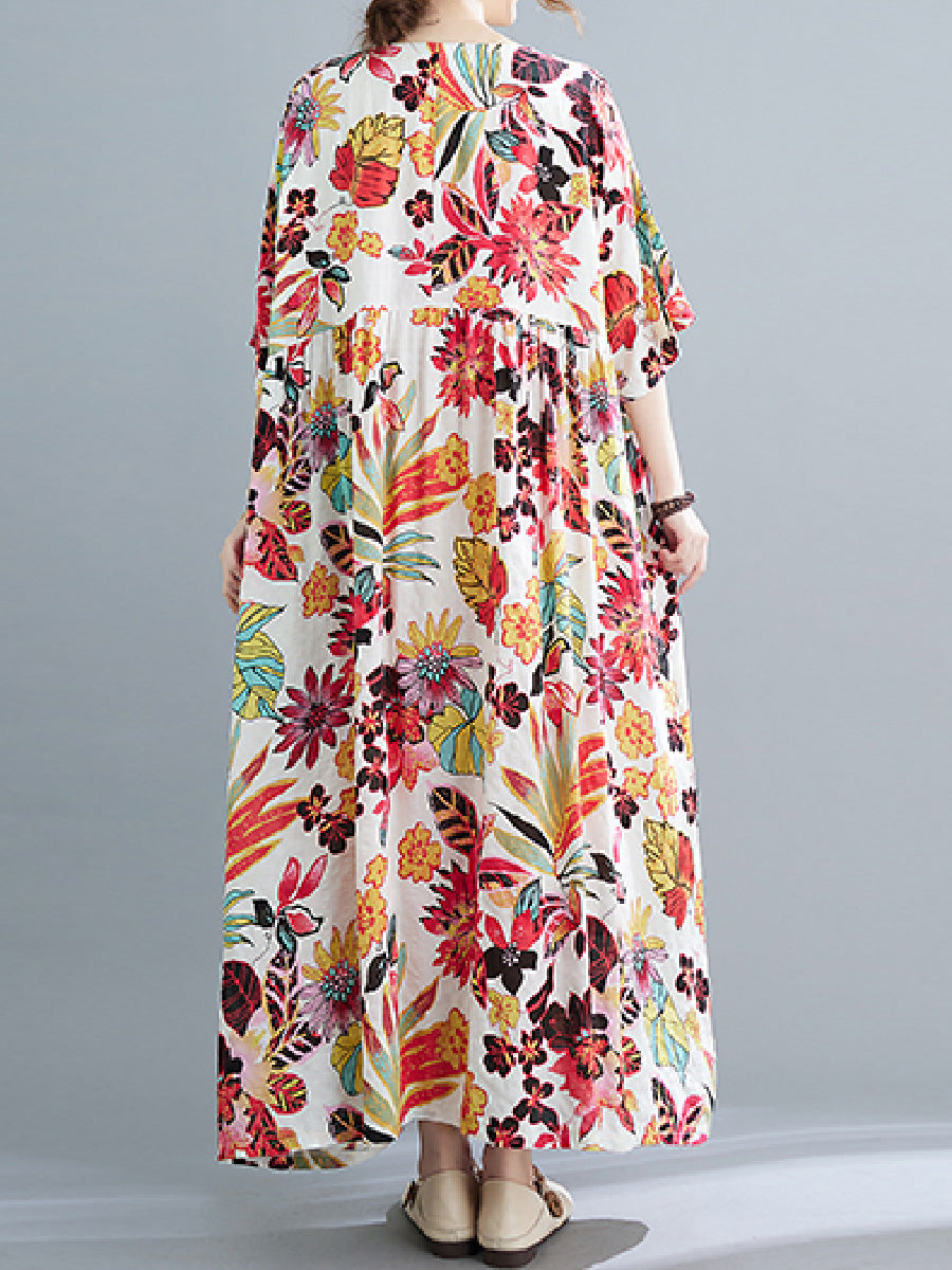 Floral Plus Size Dress