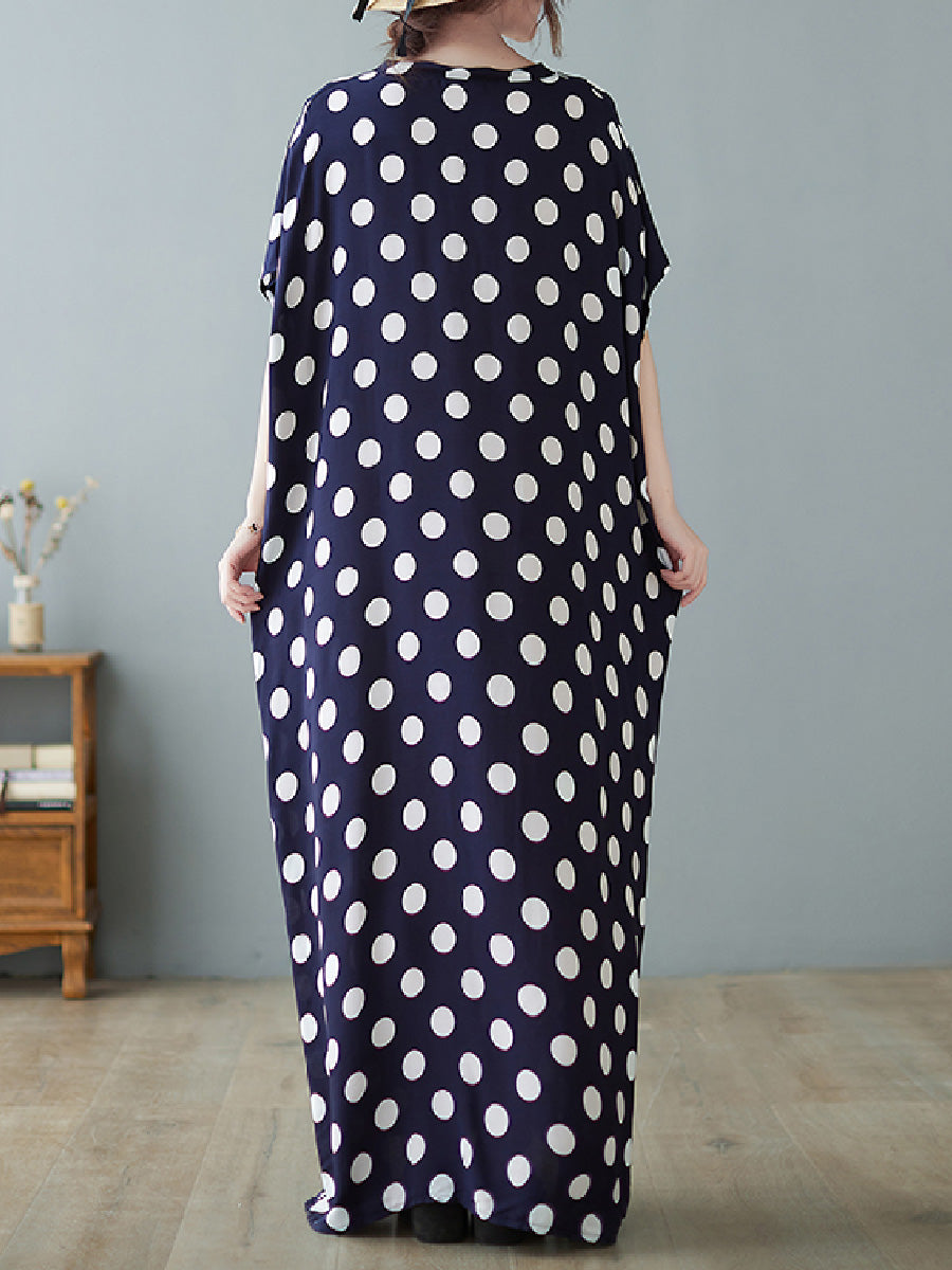 Dot printed cotton Dress