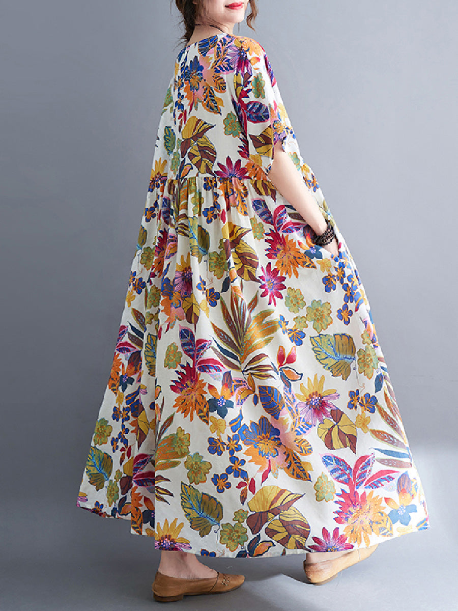 Floral Plus Size Dress