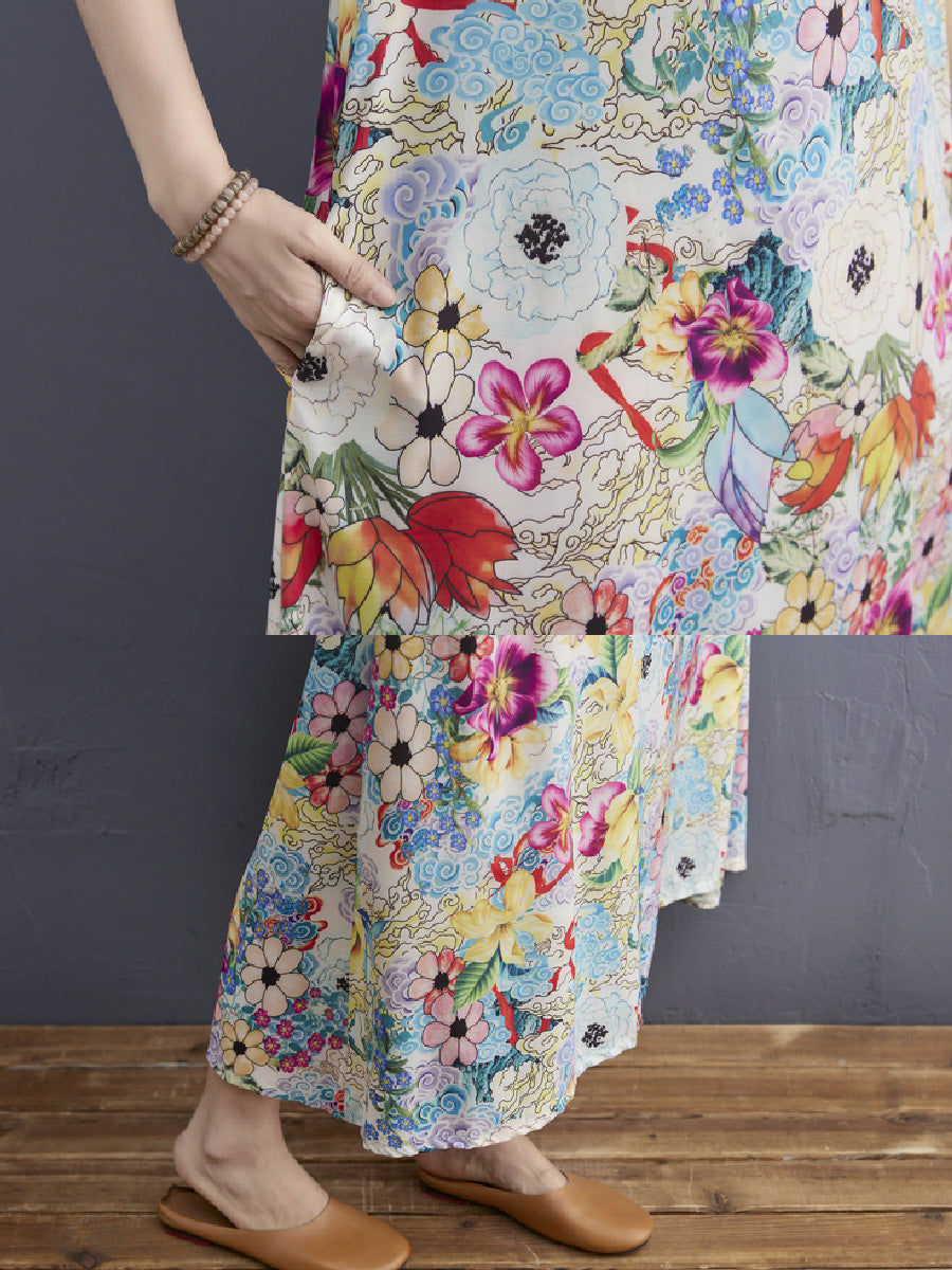 Floral Casual Loose Dress