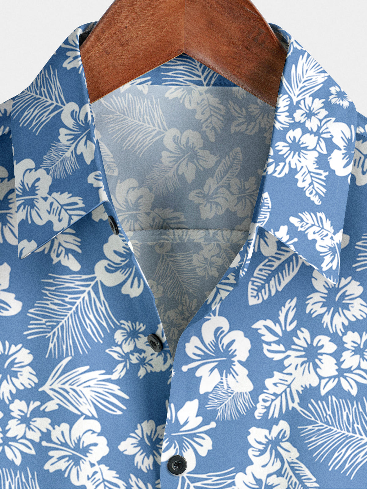 Chemise à manches courtes à imprimé floral pour hommes