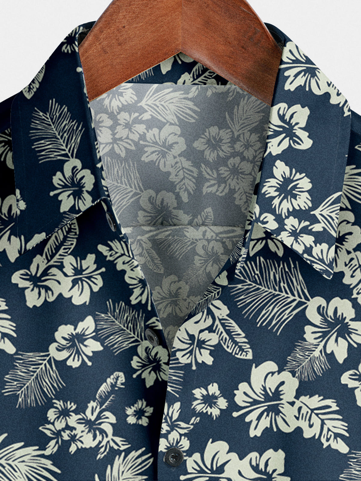 Chemise à manches courtes à imprimé floral pour hommes