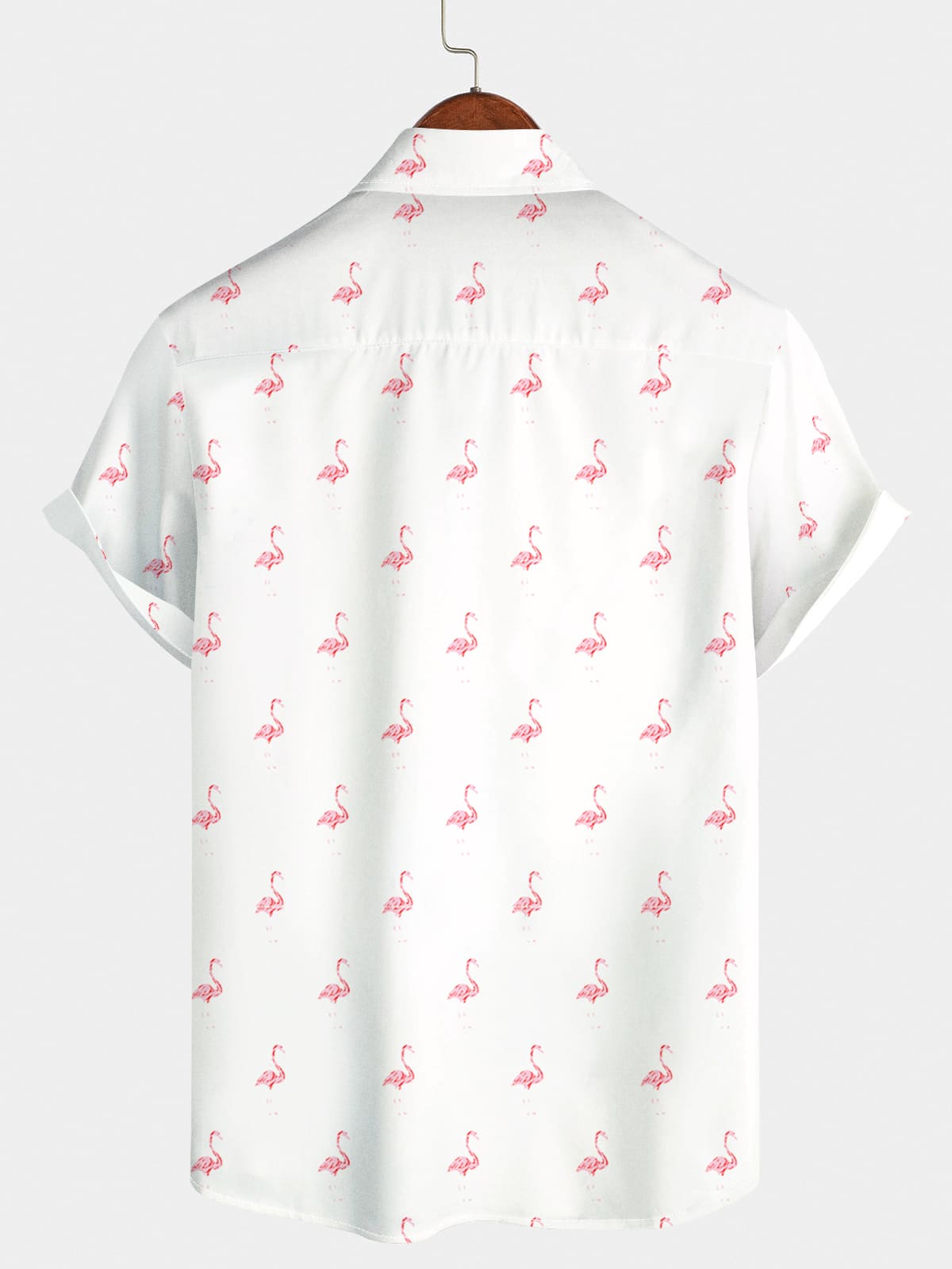 Men's Flamingo Short Sleeve Shirt