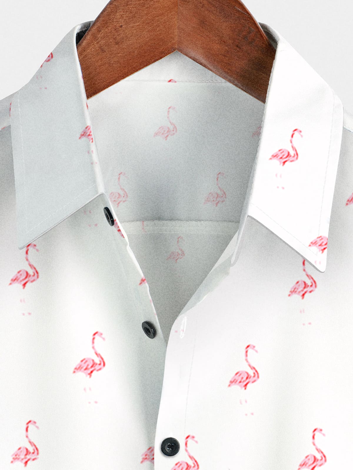 Men's Flamingo Short Sleeve Shirt