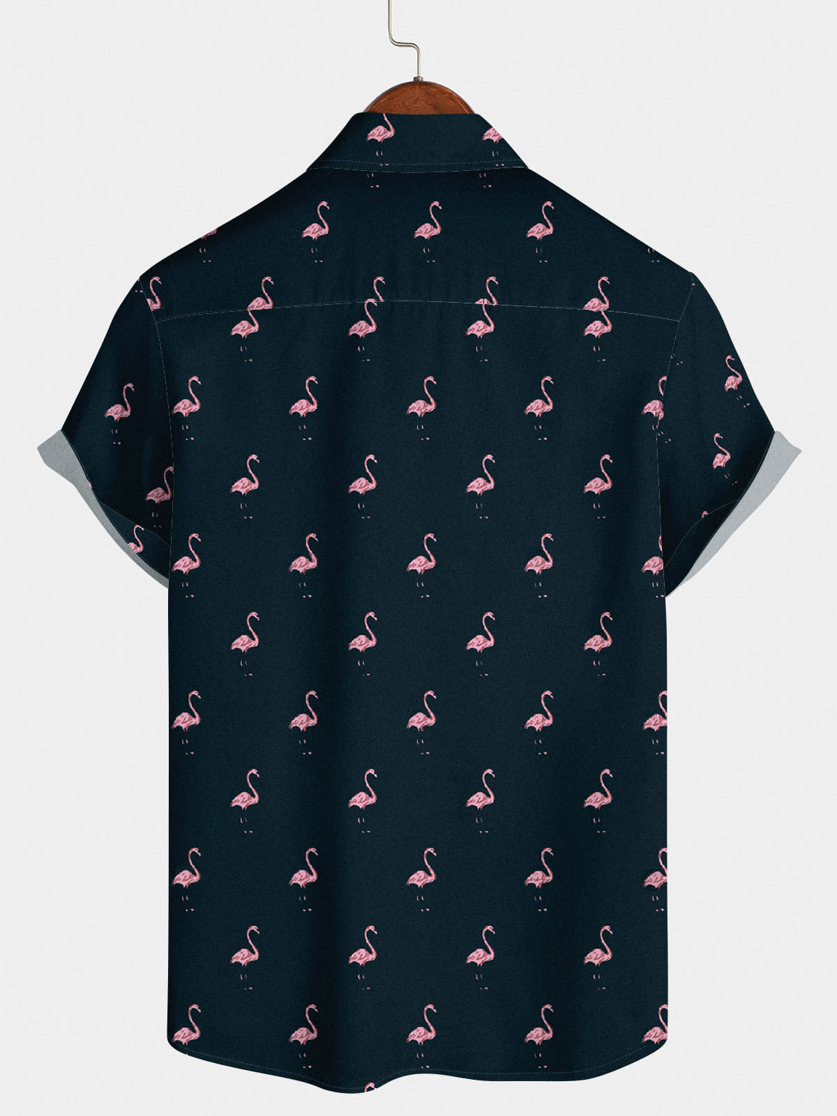 Men's Flamingo Short Sleeve Shirt