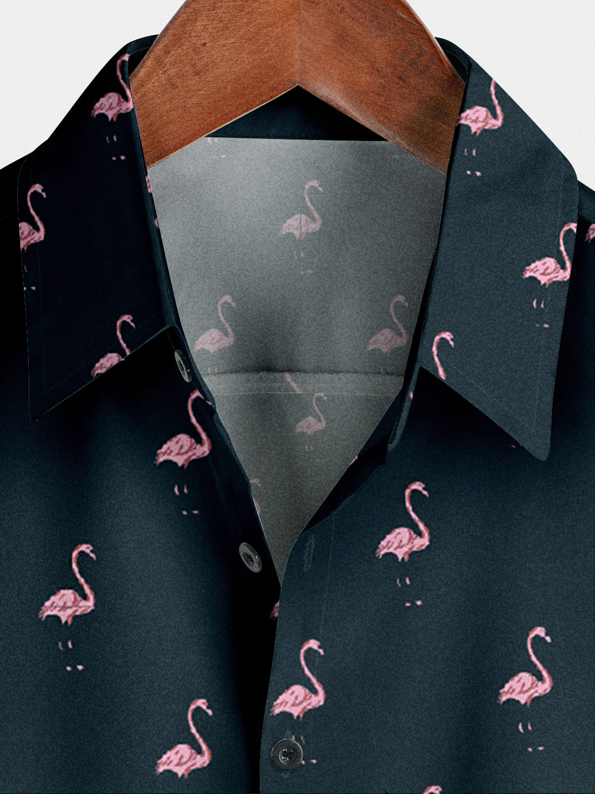 Men's Flamingo Short Sleeve Shirt