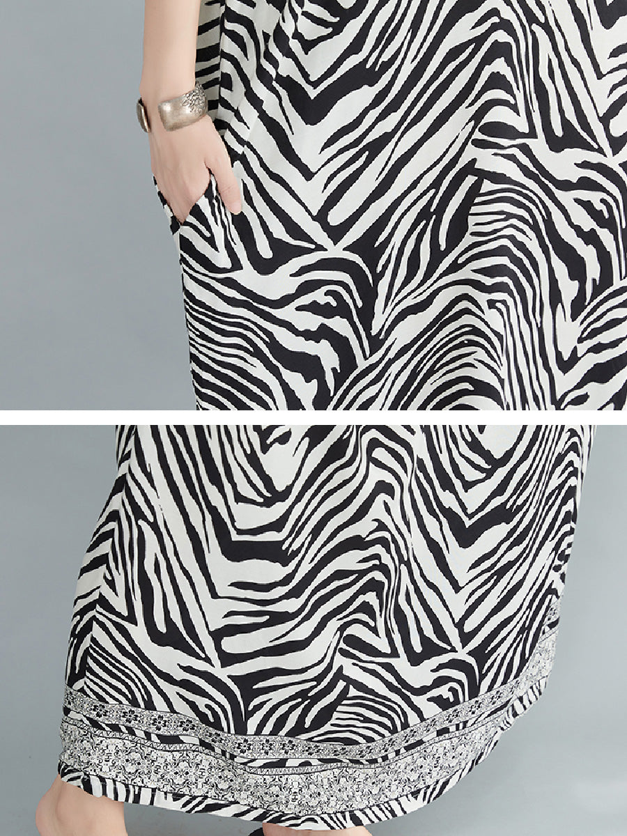 Zebra print Casual dress