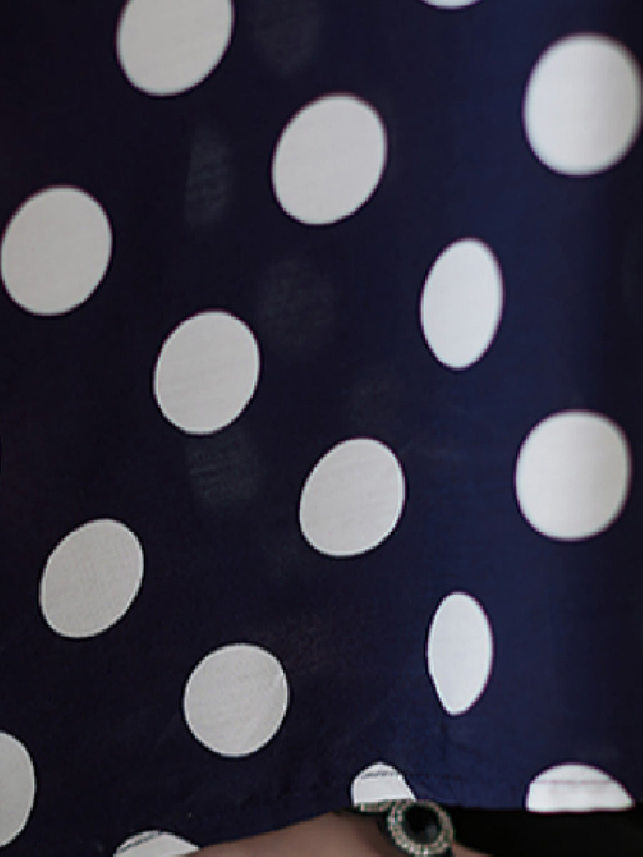 Dot printed cotton Dress