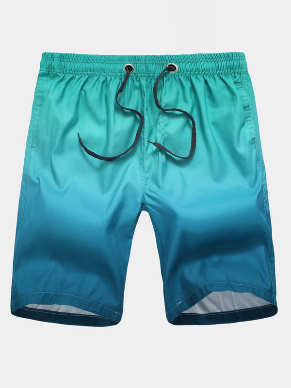 Men's Gradient quick drying Casual Shorts