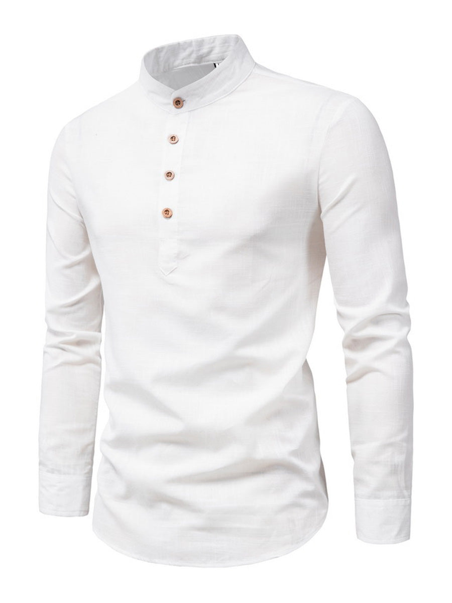 Men's Button casual Long Sleeve Shirt